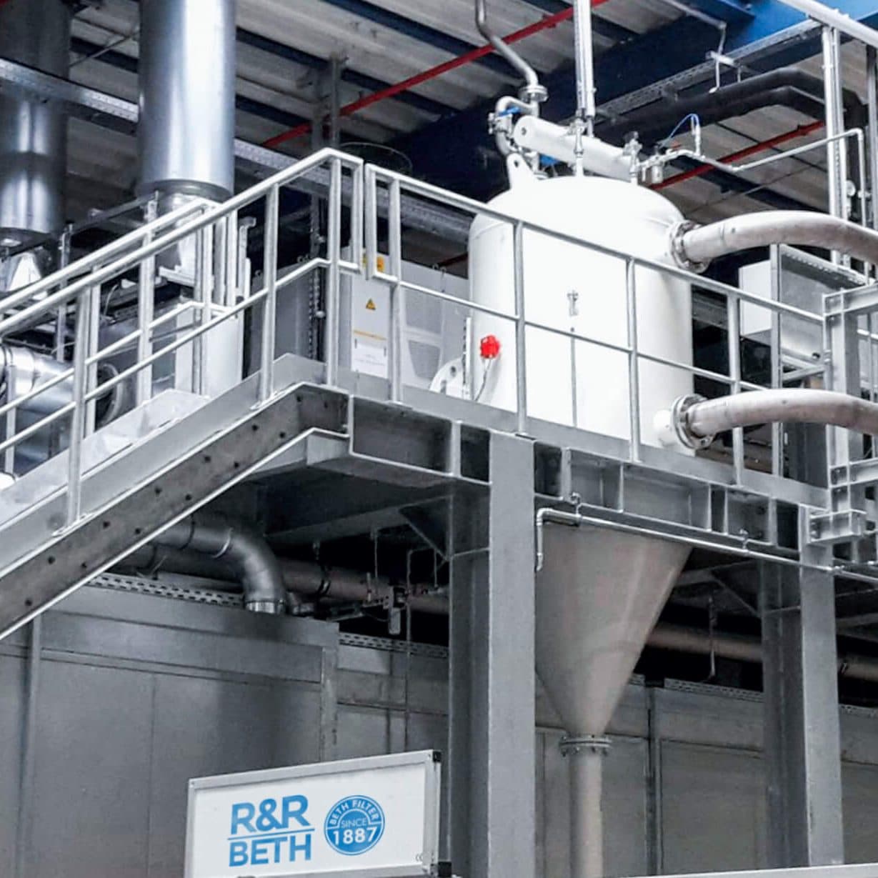 Round Baghouse Filters installation 2